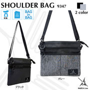 9347 超軽量150g サコッシュ A5サイズ対応 2WAY 多収納 バッグインバッグ ポシェット