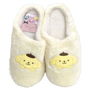 サンリオ ボア ルーム スリッパ ポムポムプリン イエロー【小ロット販売】