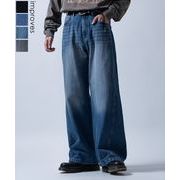 ワイドフレアデニムパンツ