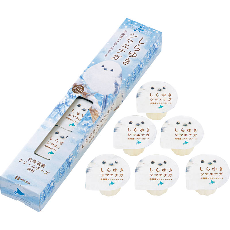 （ケース単位のみ：24個/1ケース）しらゆきシマエナガ レアチーズケーキ21g×6 SS-6【直送品】［送料無料］