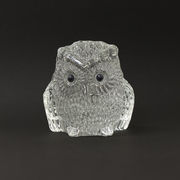 ＜インテリア雑貨・オブジェ＞ガラスふくろう（大）65mm　No.208-291