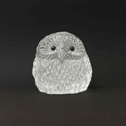 ＜インテリア雑貨・オブジェ＞ガラスだるまふくろう（大）60mm　No.208-293