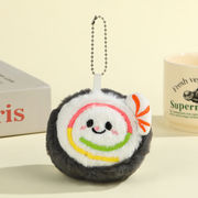 ぬいぐるみ  寿司キーホルダー  巻き寿司  海苔巻きキーホルダー  寿司雑貨