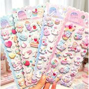 3Dシール     ぷくぷくシール 手芸DIY 手帳シール ステッカー  装飾シール   立体シール