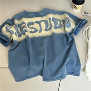 2026夏服※半袖 タイダイ染め風 半袖トップス