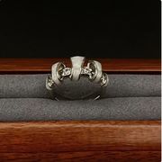 925シルバー リング　アクセサリー 指輪　キラキラ　ハンドメイド 指輪　ハンドメイド アクセサリーパーツ