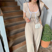 今季マストバイ デザイン  気質 レトロ   キャミソール＋アウター＋カジュアルパンツ  セット