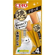 [いなばペットフード] CIAO 焼かつおテリーヌ 本格だし味 15g×4本