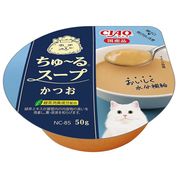 [いなばペットフード] CIAO ちゅ～るスープ かつお 50g