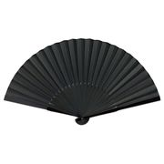 和紙扇子70型25間　漆黒
