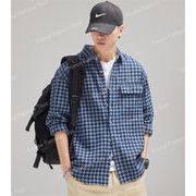 トップス　長袖　シャツ　春秋新作　長袖シャツ　メンズ服　 ファッション