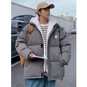 メンズダウンアウター綿服　コート 秋冬防寒服カップル ファージャケットペアコート厚手