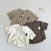 2026 夏新作 綿 半袖 Tシャツ 韓国版 上着 トップス 男女兼用 子供服 80~130cm
