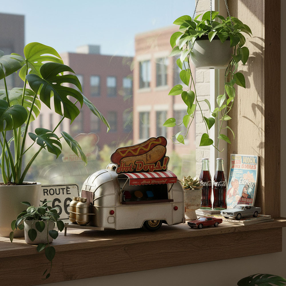 ビンテージカー★Vintage Car ヴィンテージカー ホットドッグ・トレーラー★