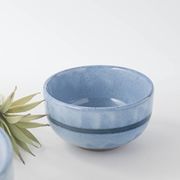 【特価品】藍色ライン12cm碗[B品][美濃焼]