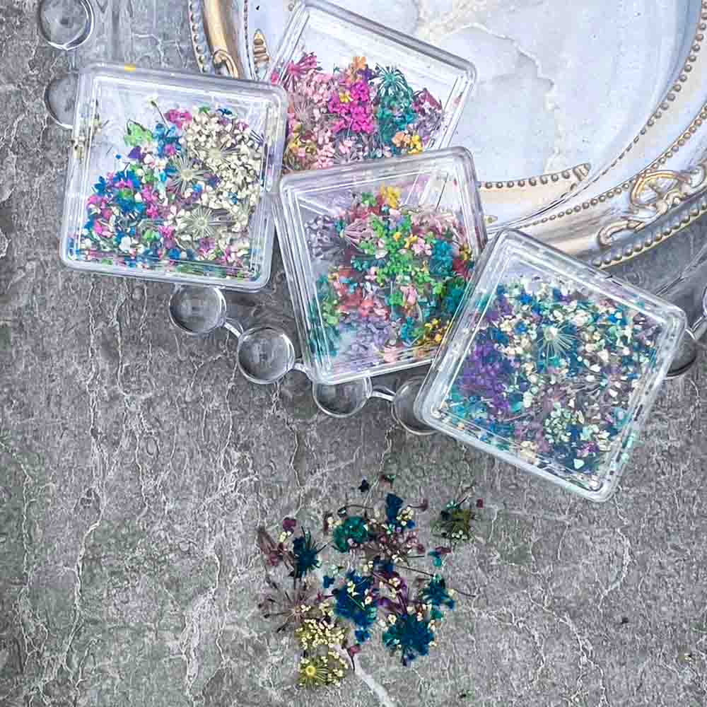 押し花 ドライフラワー ネイルアート 埋め込み ジェルネイル ネイル