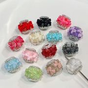 アクリル ビーズパーツ デコパーツDIY  カスタムボールペン対応 デコ素材 手芸材料 チェーンパーツ