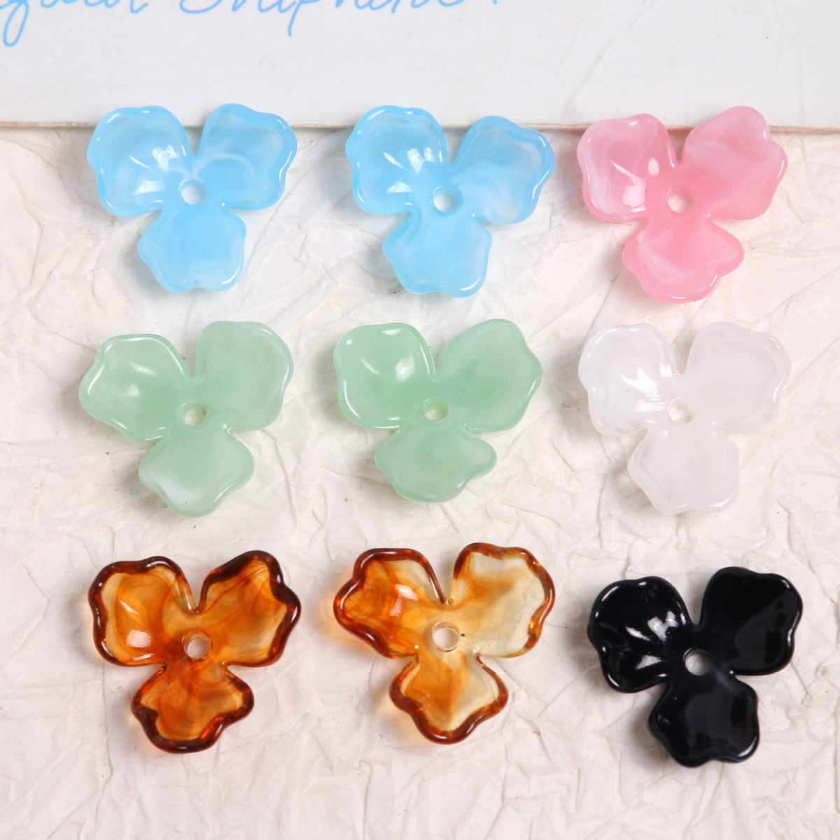 ヘアアクセサリー パーツ ヘッドドレス貼り付け diyパーツ diy素材 ピアスパーツ デコパーツ フラワー