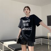半袖Ｔシャツ 切り替え バイカラー 体型カバー 着痩せ カジュアル