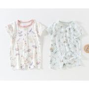 2026夏新作★ベビー★ボーダーロンパース★ベビー服★ロンパース