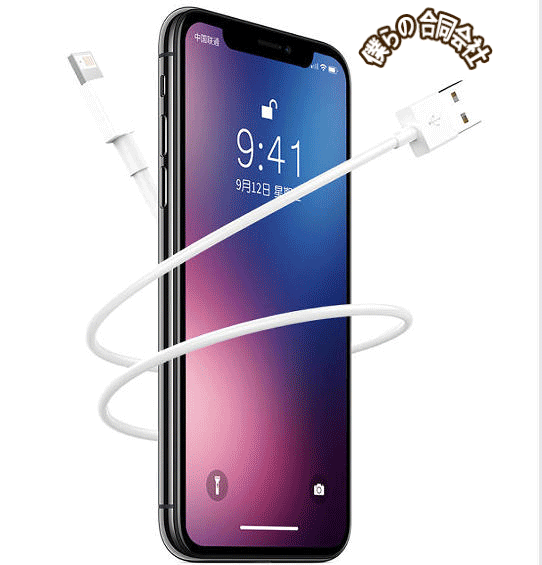 1M　iPhone 充電ケーブル　ipadケーブル 　USBケーブル　急速充電　断線防止　ケーブル