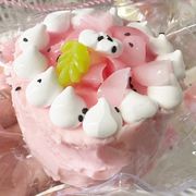【新入荷】クリーミースクイーズ ピーチショートケーキ おもちゃ 水感スクイーズ 超柔らか