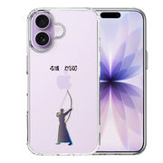 iPhone17 側面ソフト 背面ハード ハイブリッド クリア ケース 弓道
