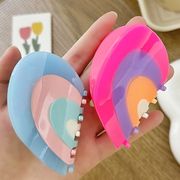 バンスクリップ　ヘアクリップ　リボン　ヘアアクセサリー　アクリル　韓国ファッション