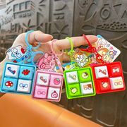 ストレス解消キーボードトイキーホルダー★ミニキーボード★雑貨かわいい オシャレ★4色