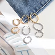 サージカルステンレスピアス　アクセサリー　18kコーティング　INS　金属アレルギー対応