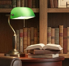 【LED電球付き】テーブルランプ Banker's Lamp バンカーズランプ