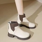 ショートブーツ 厚手 秋冬 レディース ファッション PBQ287