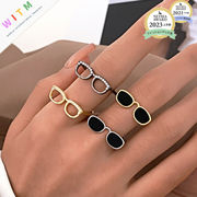 ミニサングラス 指輪 リング 開口指輪 オープンリング レディースファッション アクセサリー 可愛い