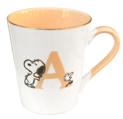 スヌーピー イニシャルマグカップ A 雑貨 ソノトレーディング 有限会社 問屋 仕入れ 卸 卸売の専門 仕入れならnetsea