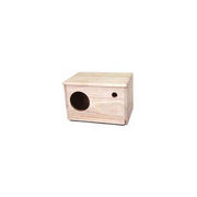 【お取り寄せ商品】小動物用木製ハウス！「ウッド・ハウス（Ｇ） チンチラ・プレーリー用」