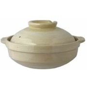 刷毛目 深型土鍋 9号