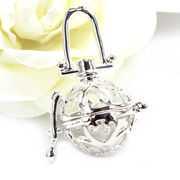 ペンダントパーツ アロマペンダント ガムランパーツ 18KGP【FOREST 天然石 パワーストーン】