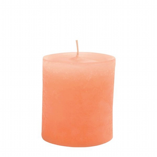kameyama candle ラスティクピラー70×75 「 オレンジ 」