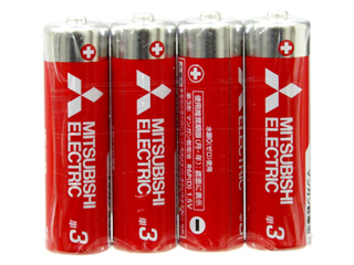 三菱(赤)マンガン乾電池 単3 4p