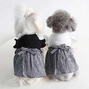 2色 XS-XL 新作小型犬服　犬 服 犬服 犬の服 チェック柄 シャツ　ペット用品　ペット雑貨「2022新作」