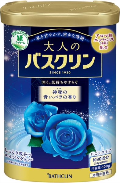 大人のバスクリン　神秘の青いバラの香り　６００Ｇ 【 バスクリン 】 【 入浴剤 】