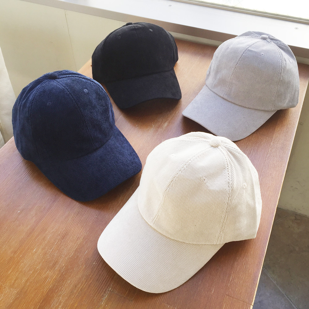 ☆15%OFF☆【秋冬にピッタリのアイテム♪】コーデュロイ仕様ベーシックキャップ(帽子)