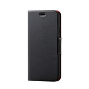 エレコム iPhone 11 ソフトレザーケース 磁石付 薄型 ブラック PM-A19CP