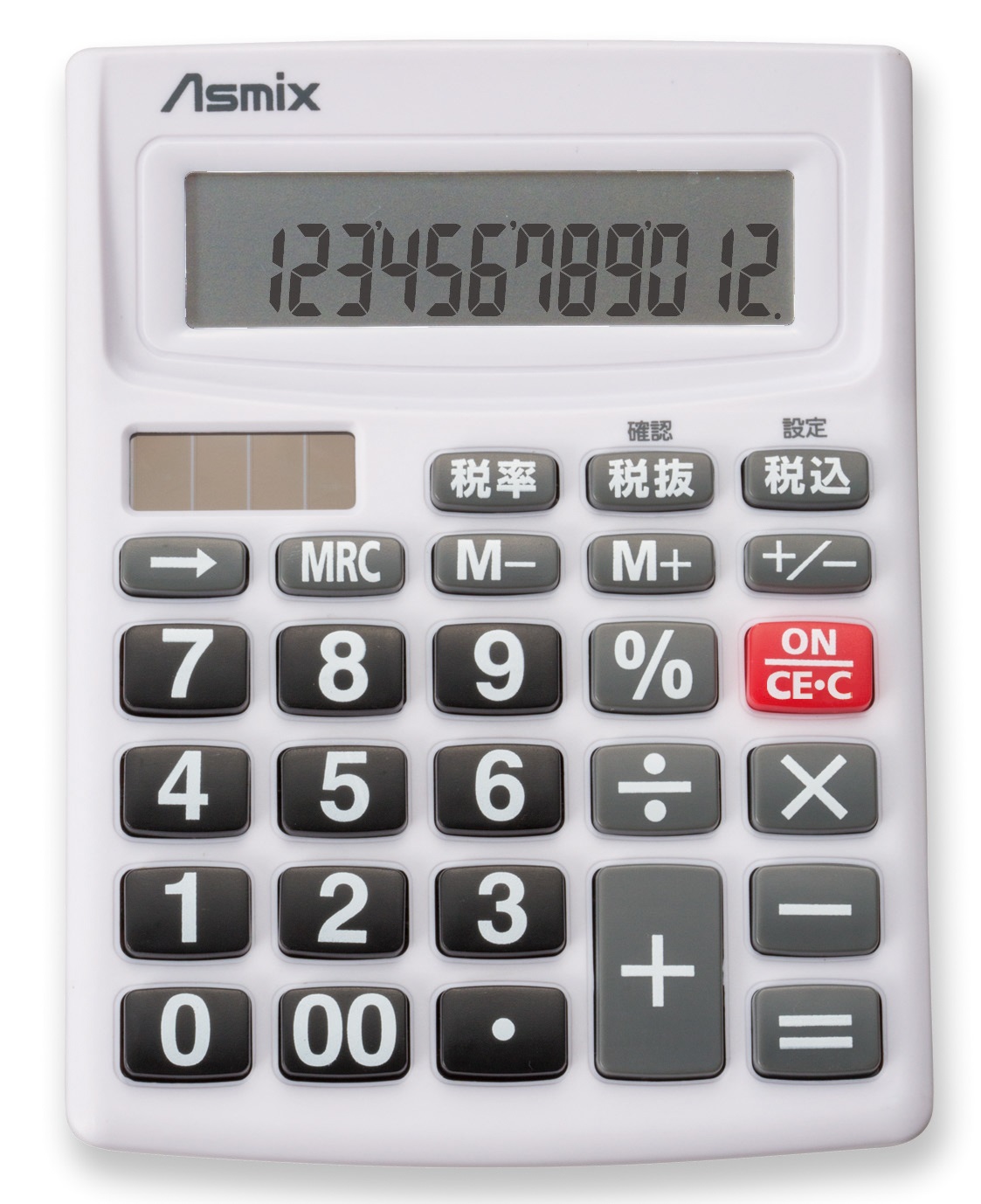 アスカ　ビジネス電卓 ホワイト C1234W
