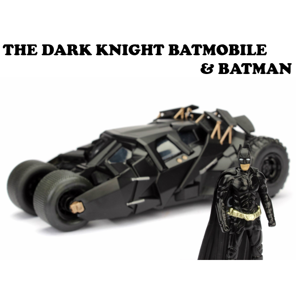 ミニカー 2008 ダークナイト バットモービル&バットマン 1:24スケール 楽天市場】【ミニカー】2008 ダークナイト バットモービル&バットマン
