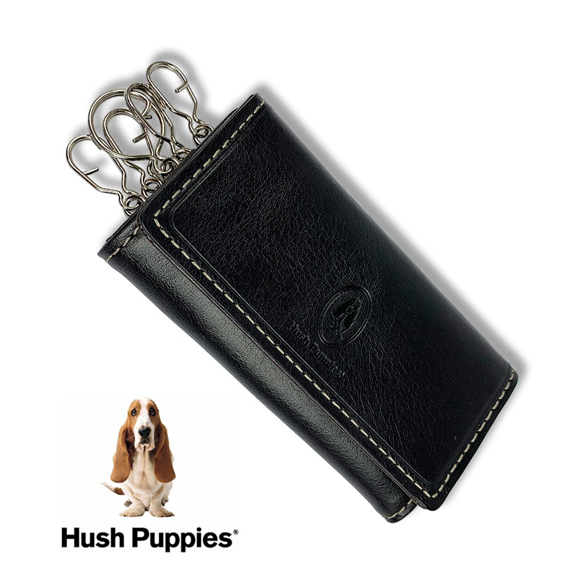 全3色 Hush Puppies ハッシュパピー リアルレザー バイカラー キー