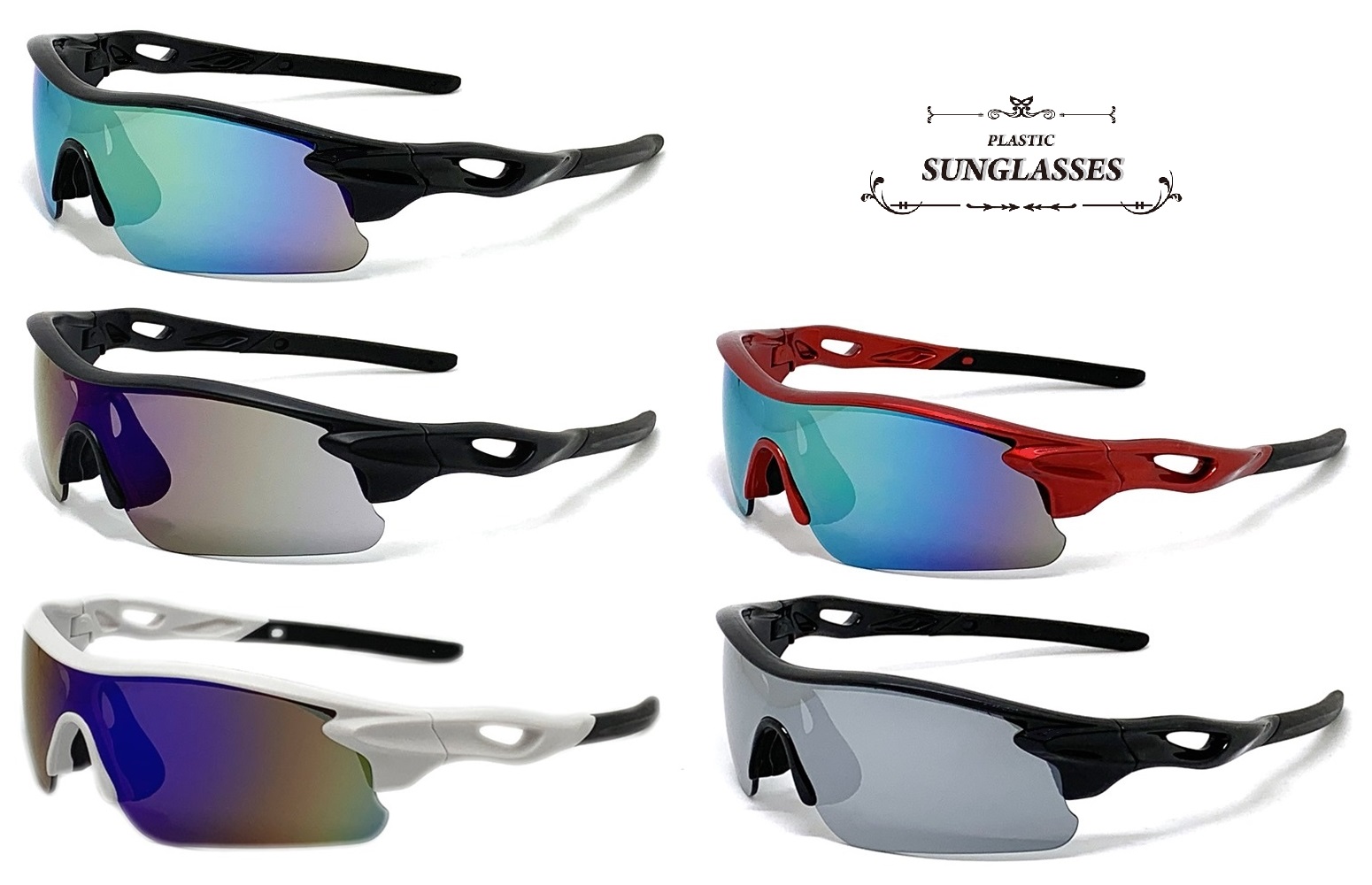 Sports Sunglasses ミラーレンズ サングラス メンズ レディース