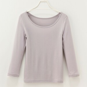 【特価】乾燥を防ぎ肌をすこやかに保つ！特許加工技術採用　◆ レディース シルクインナー 8分袖