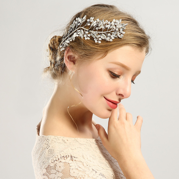 結婚式☆花嫁定番ウェディングベール☆髪飾り☆ヘアアクセサリー