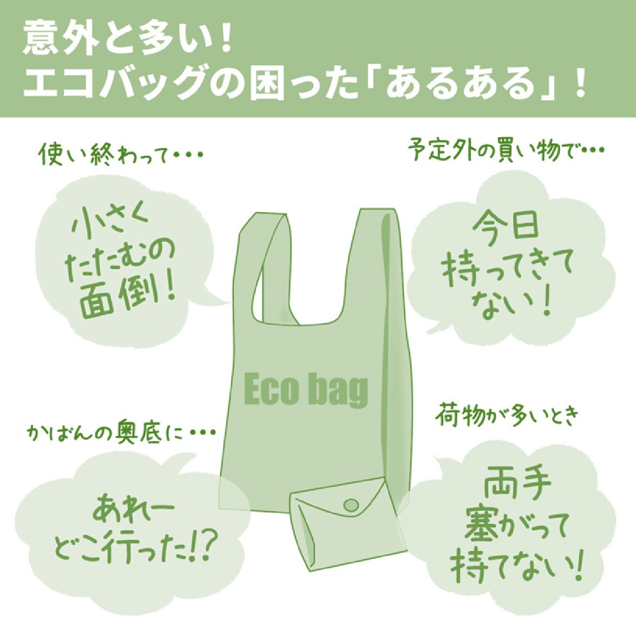 クルクル エコバッグ 巻き取り式 コンパクト 持ち運び便利 ロール